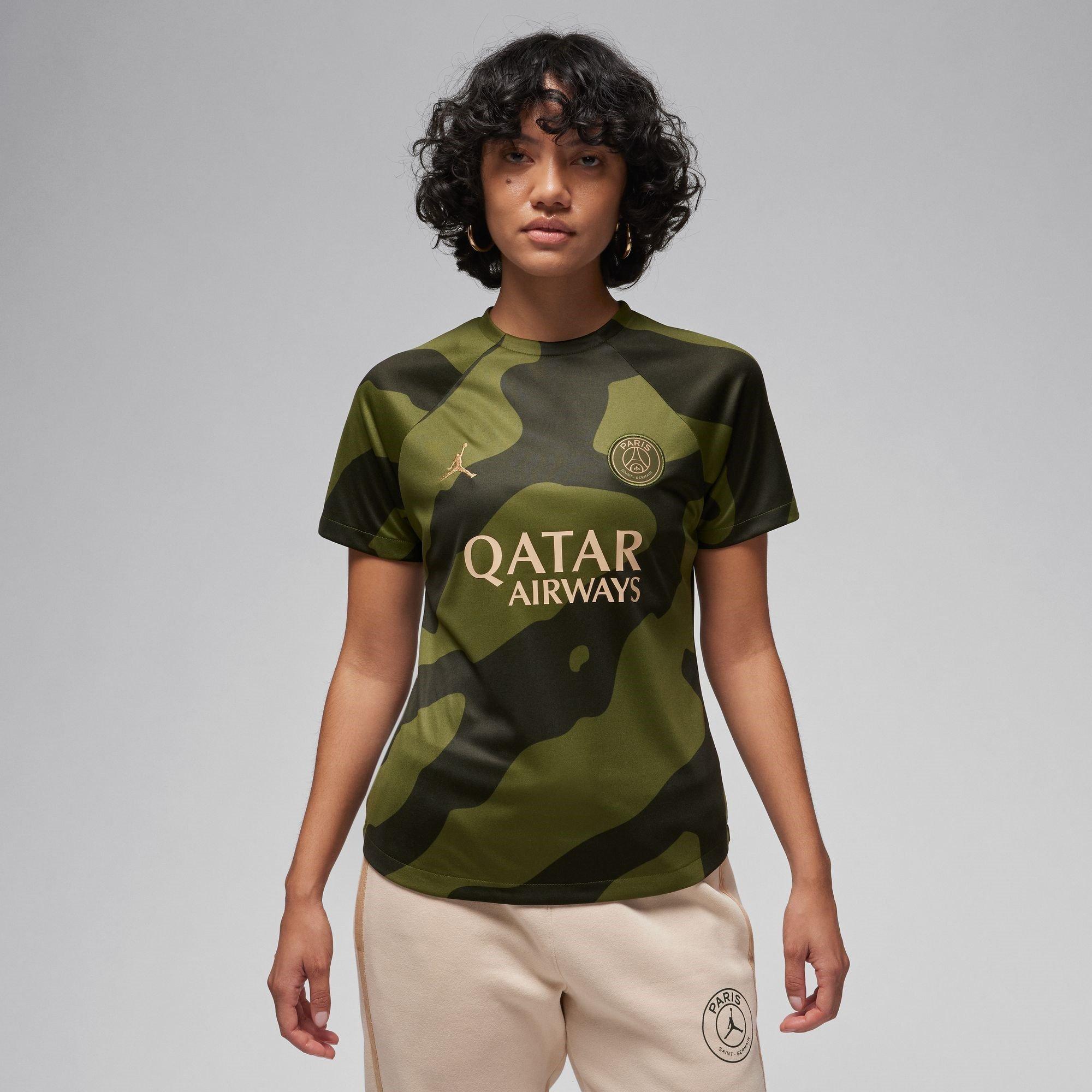 Nike Paris Saint Germain x Jordan Fourth Pre Match Shirt 2023 2024 Womens