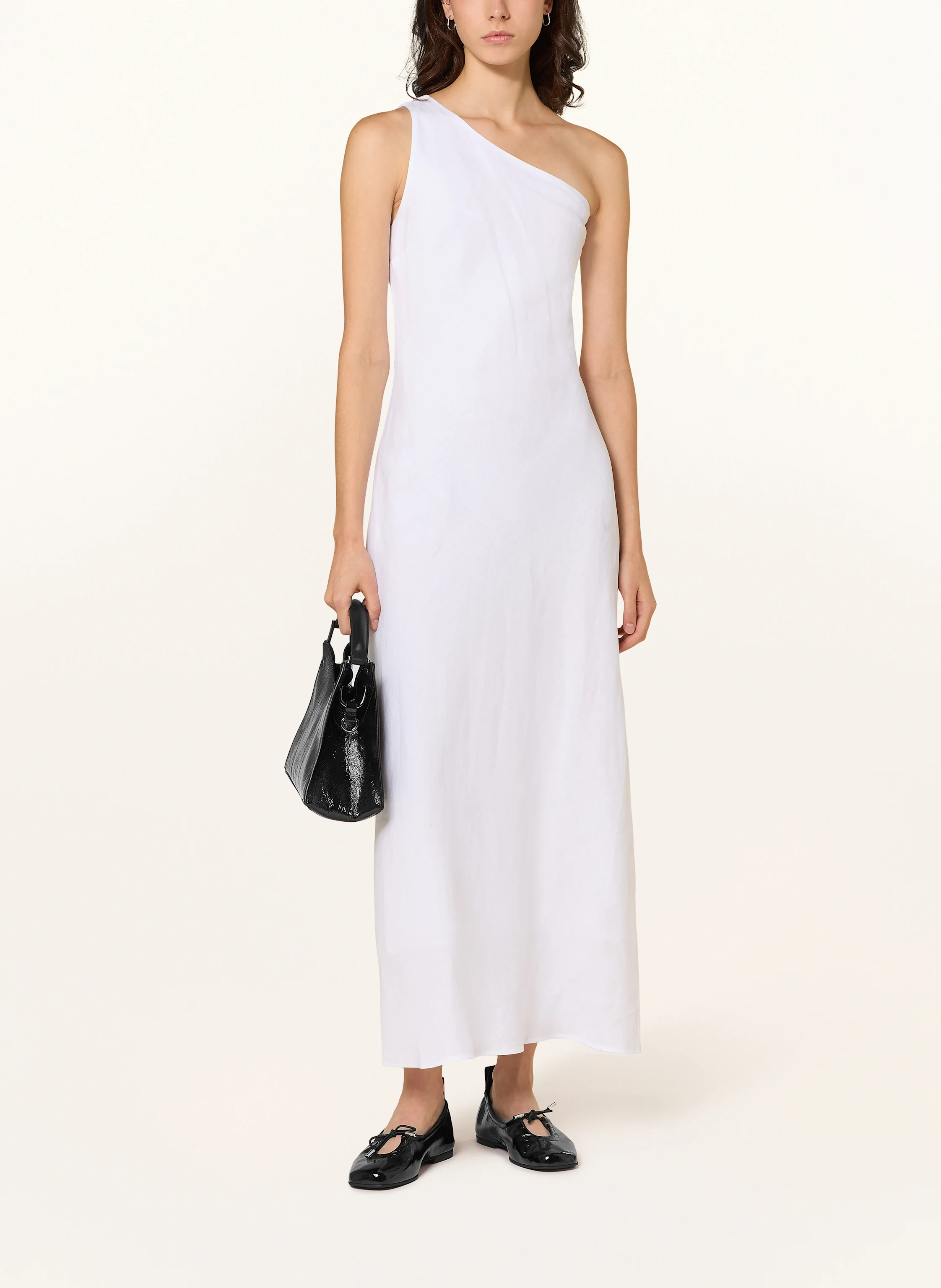 MRS & HUGS One-Shoulder-Kleid aus Leinen