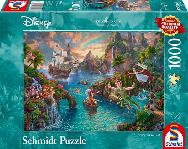 Disney Peter Pan Thomas Kinkade Puslespill 1000 brikker Schmidt