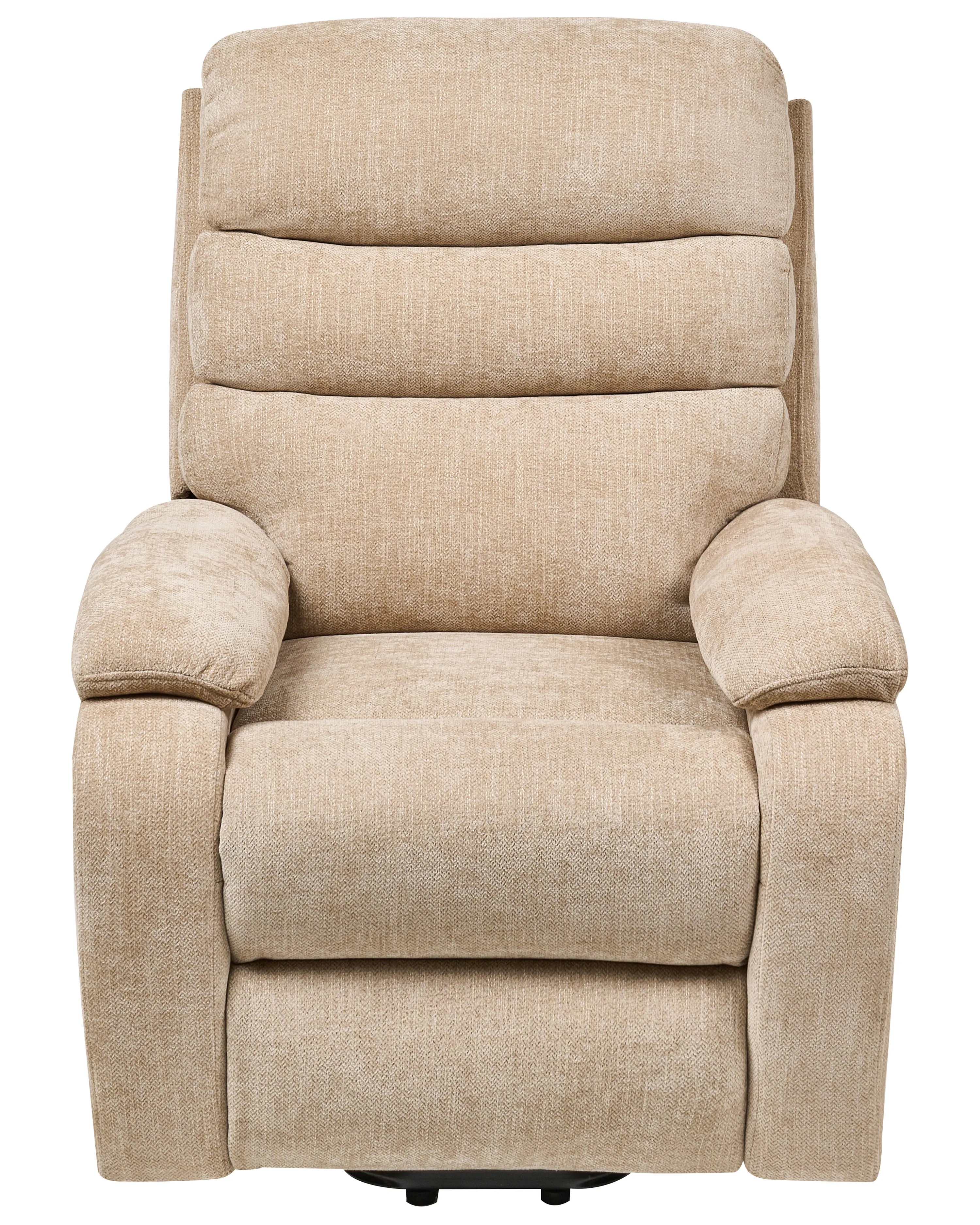 Elektrische relaxfauteuil RISE inclusief voetensteun Stof Beige