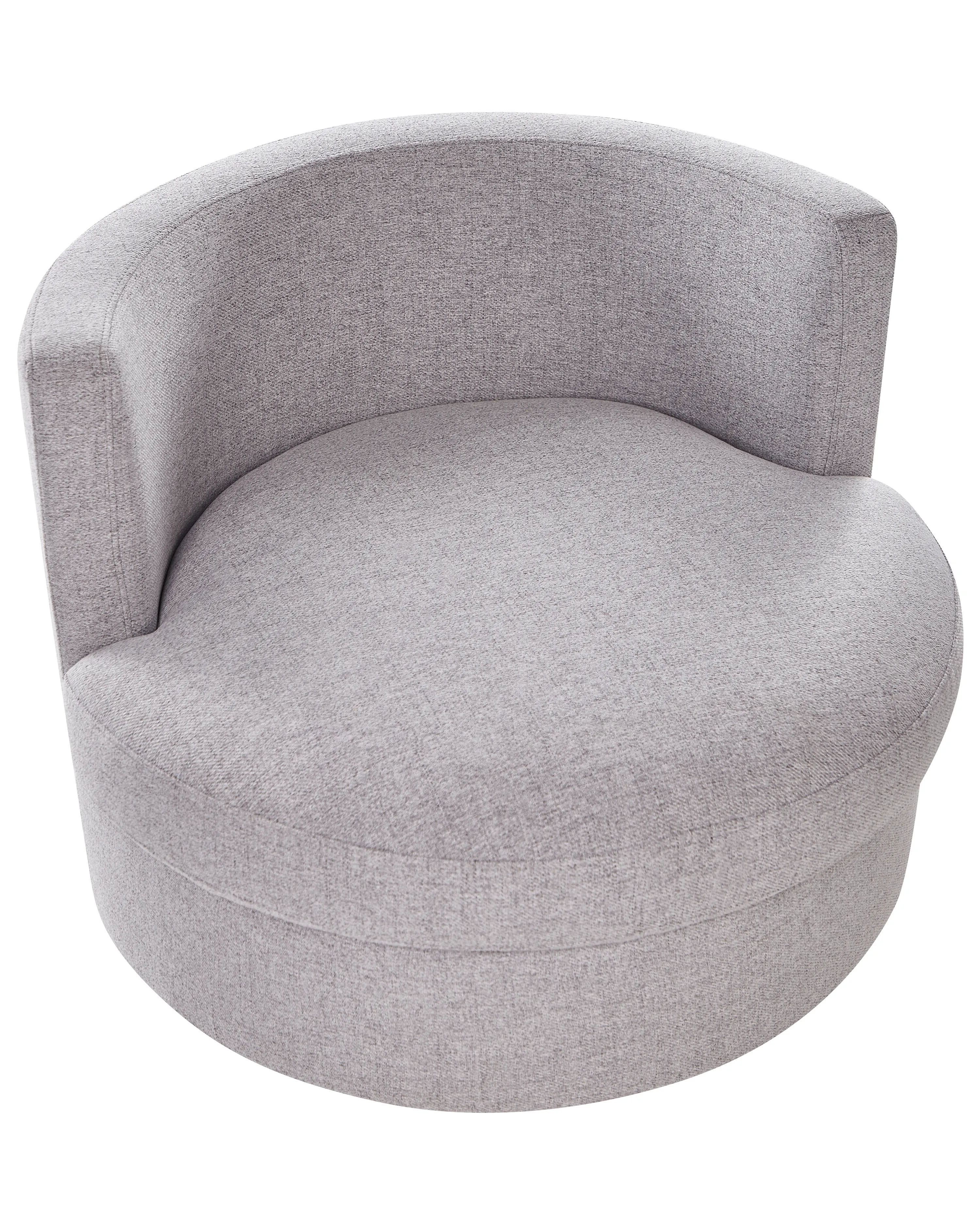 Draaifauteuil DALBY Stof Lichtgrijs