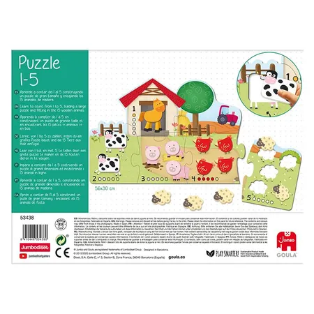 Jumbo Spiele GOULA Puzzle 1-5, 15 Teile