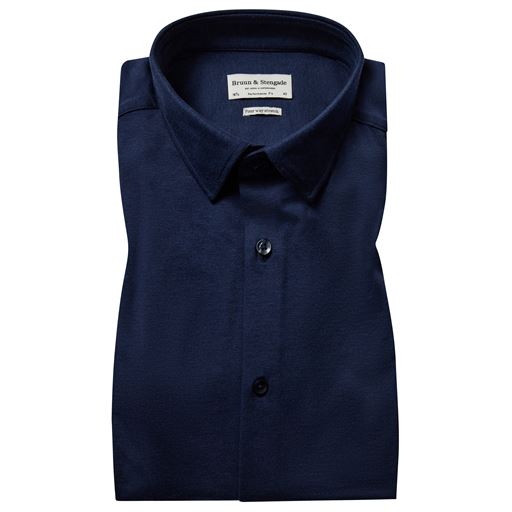Bruun & Stengade Delfin Skjorte, Navy, 42