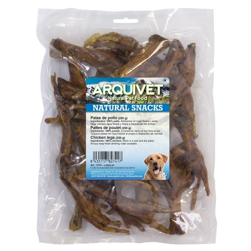 Patinhas de cachorro com sabor de frango