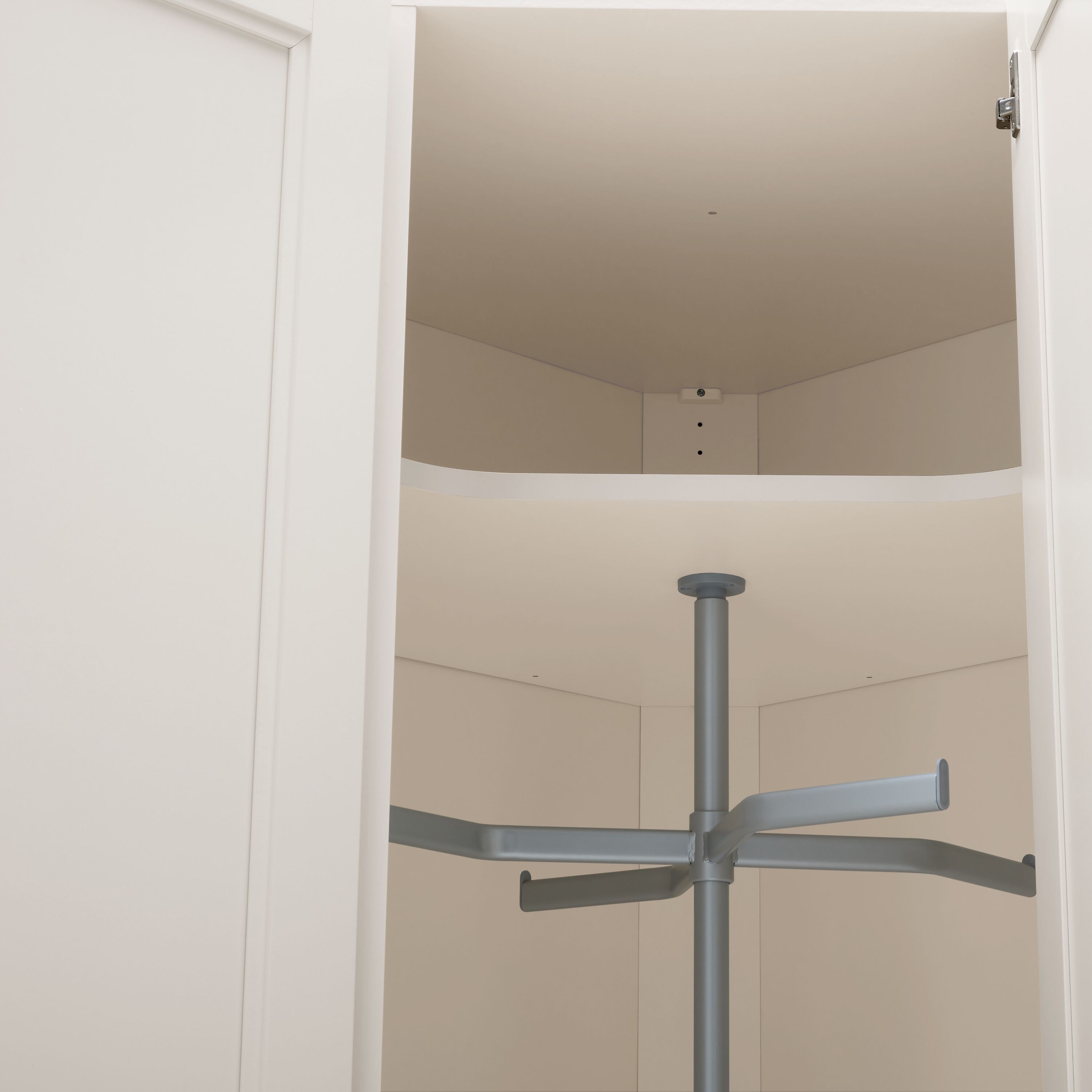 MODUL Eckschrank - Creme / B: 197.0 cm x T: 146.0 cm x H: 220.0 cm