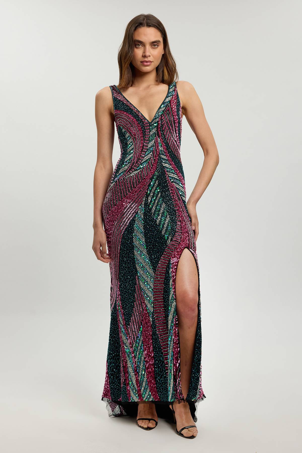 KarenMillen Robe Maxi Ornementée Premium