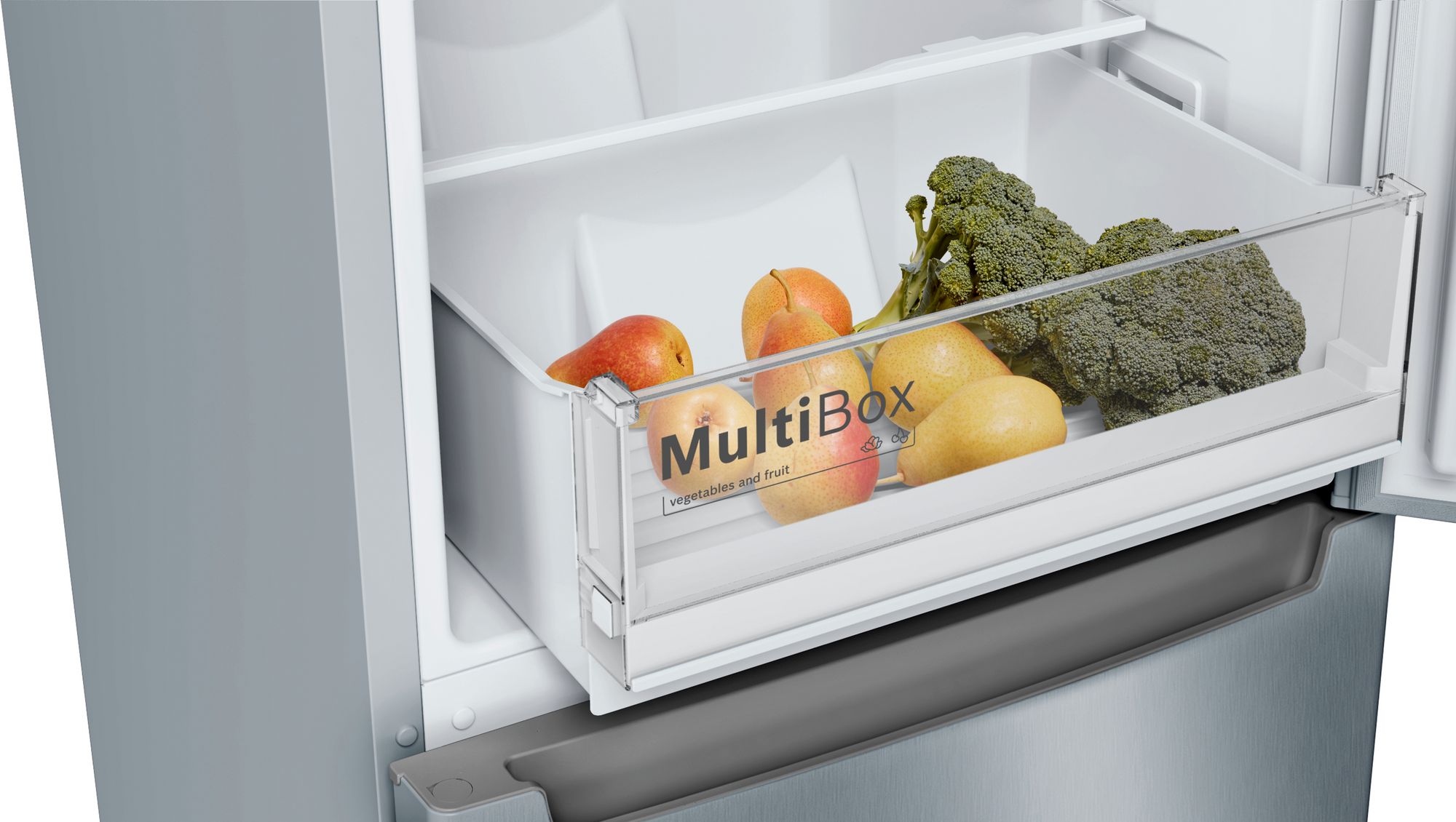 Refrigerador Combinado Independente Série 2 176 x 60 cm Aço fosco resistente a impressões digitais KGN33NLEB