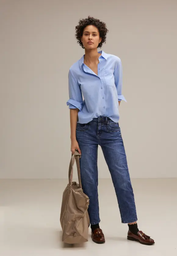 Casual Fit Jeans - authentic indigo wash
