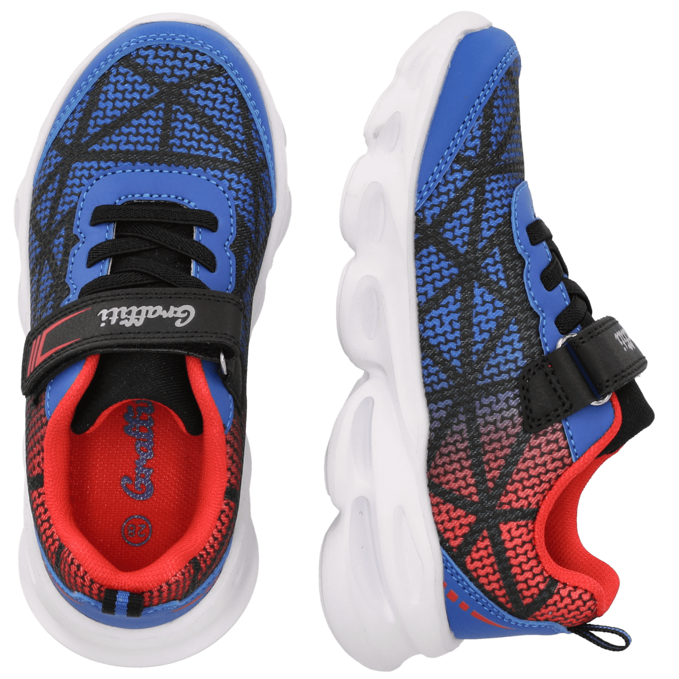 Graffiti Barow Kids Shoe W/Lights Size 24-35 - Fritids og motesko