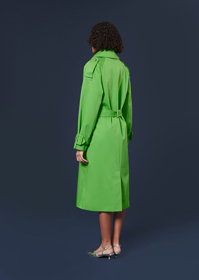 Trench-coat Ivanvert en gabardine de coton