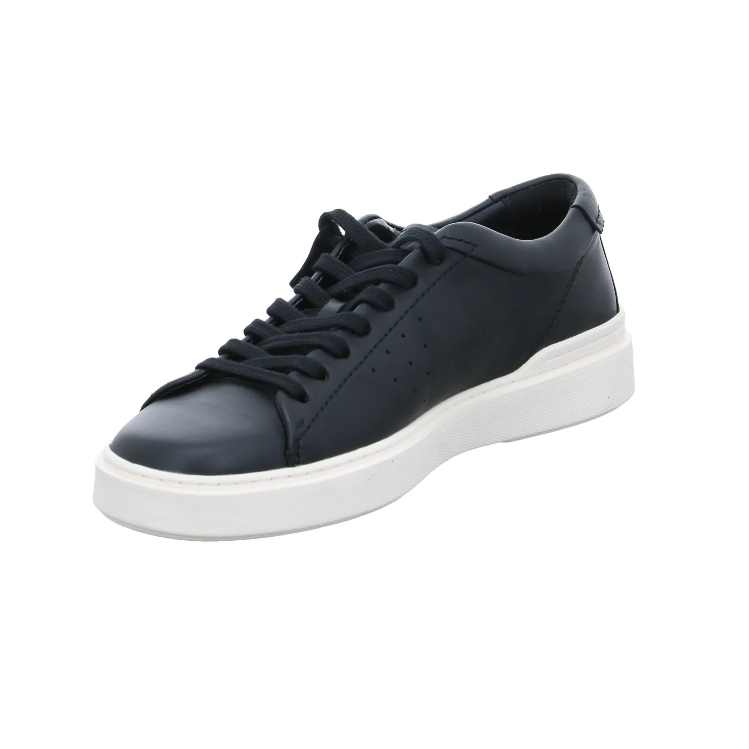 CLARKS Halbschuhe Sneaker Schwarz Leder