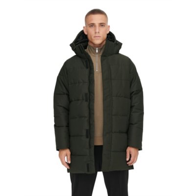 Blouson homme Onscarl Long Quilted Otw ONLY AND SONS