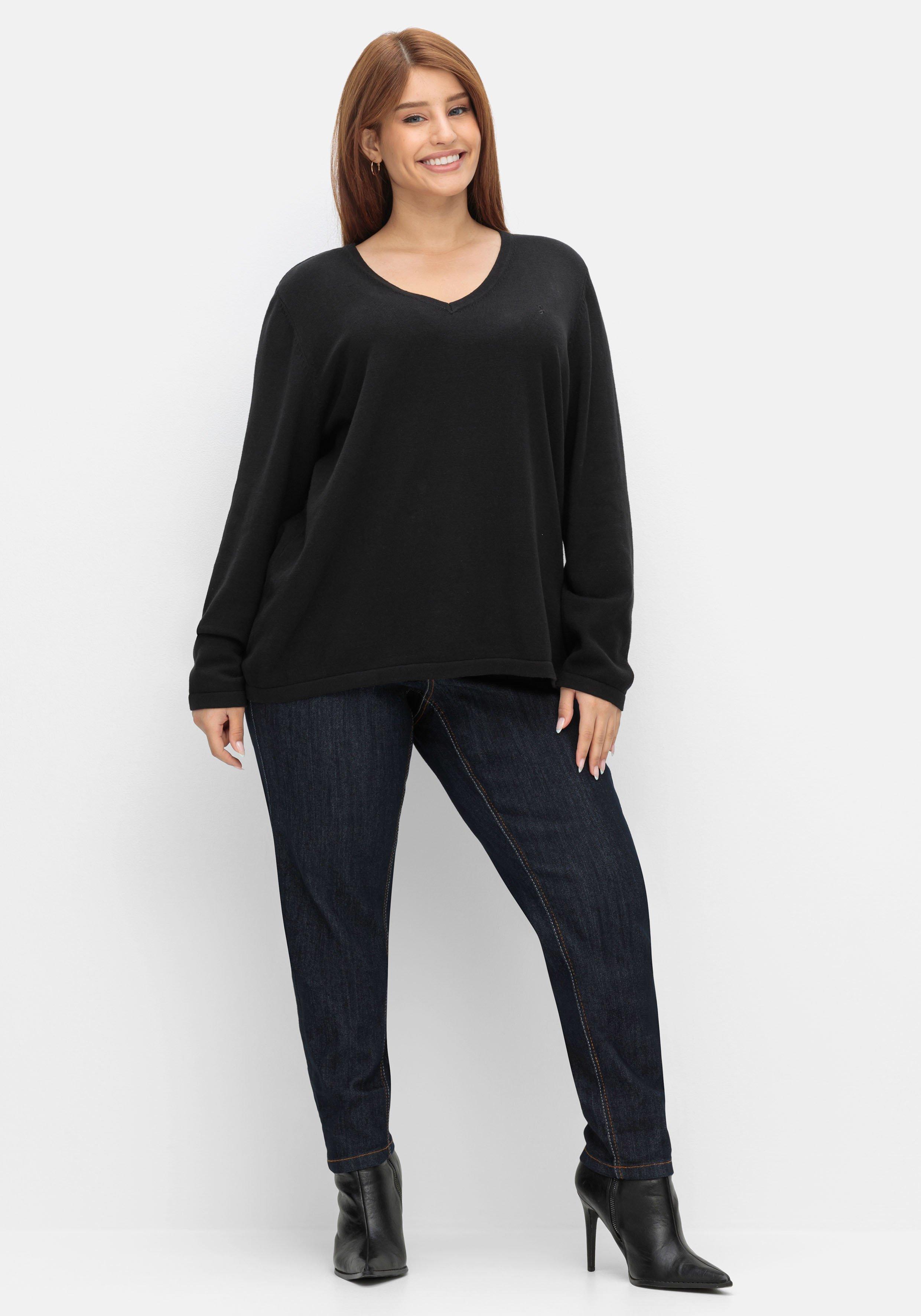 Pullover mit V-Ausschnitt, in Petite Passform