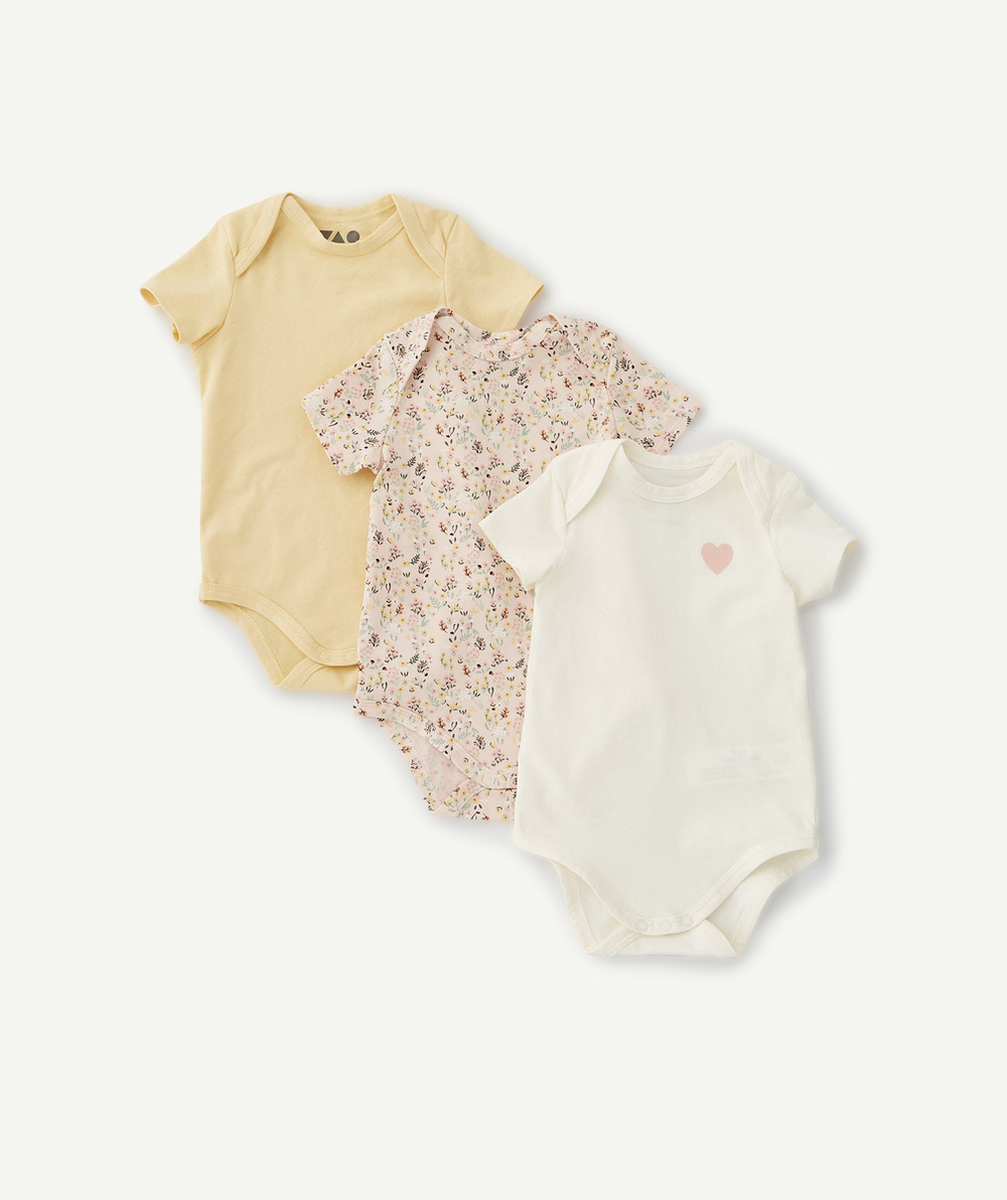 LOT DE 3 DORS BIEN EN COTON BIOLOGIQUE UNI ET AVEC IMPRIMÉ