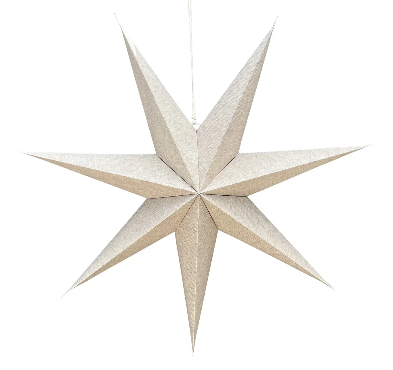 Adventsstjerne Linen Høyde 75 cm