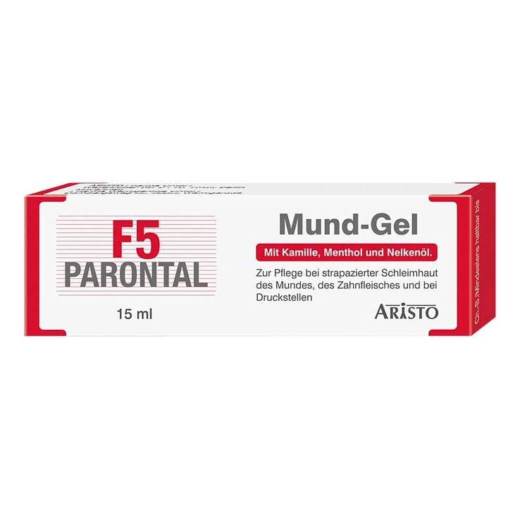 Parontal F5 Mundgel, 15 ml