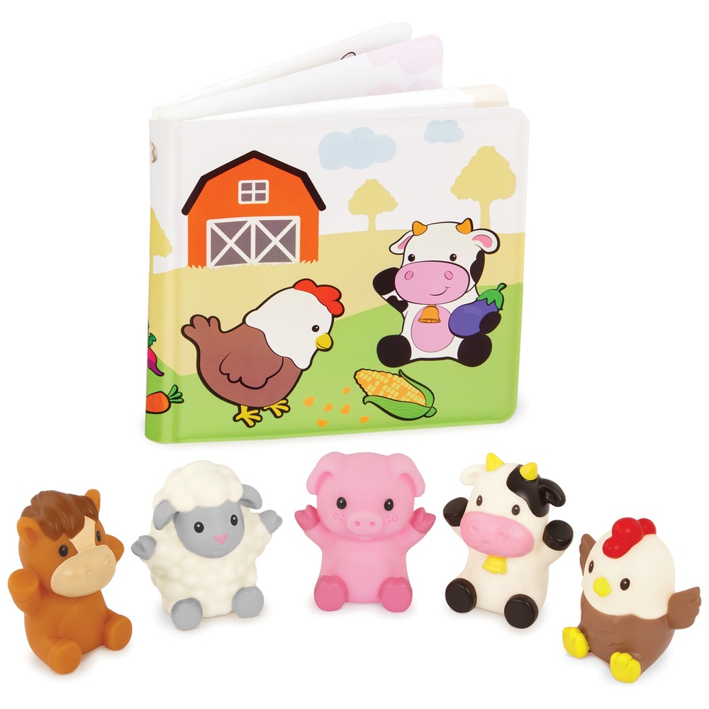Bauernhof-Freunde Fingerpuppen & Farbwechsel-Badespielzeugbuch