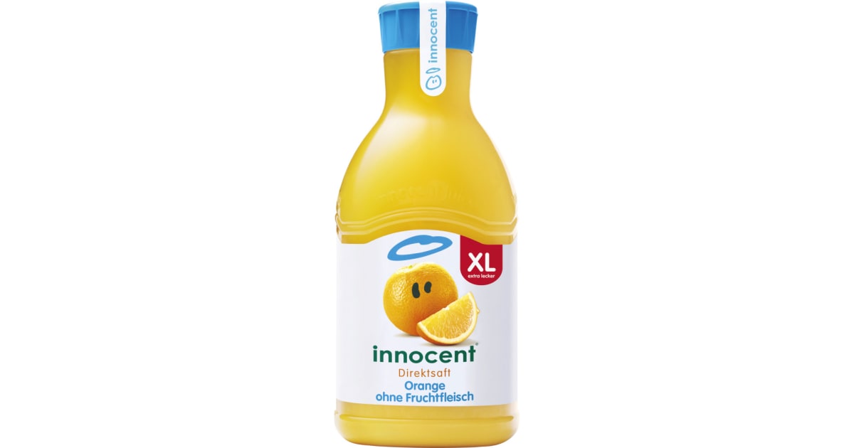 innocent Orangensaft ohne Fruchtfleisch 1,35 Liter (Einweg)