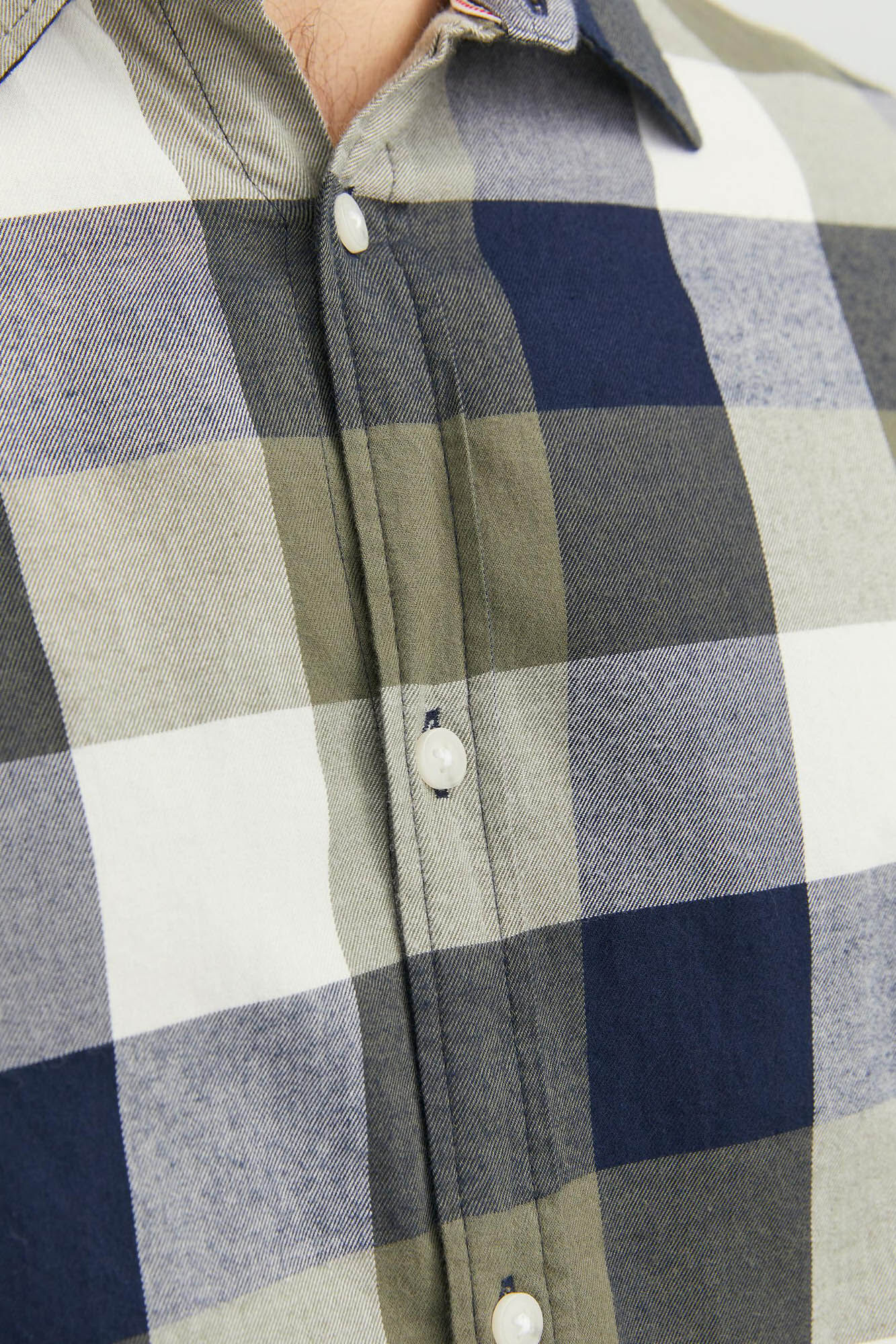 Camisa xadrez de sarja
