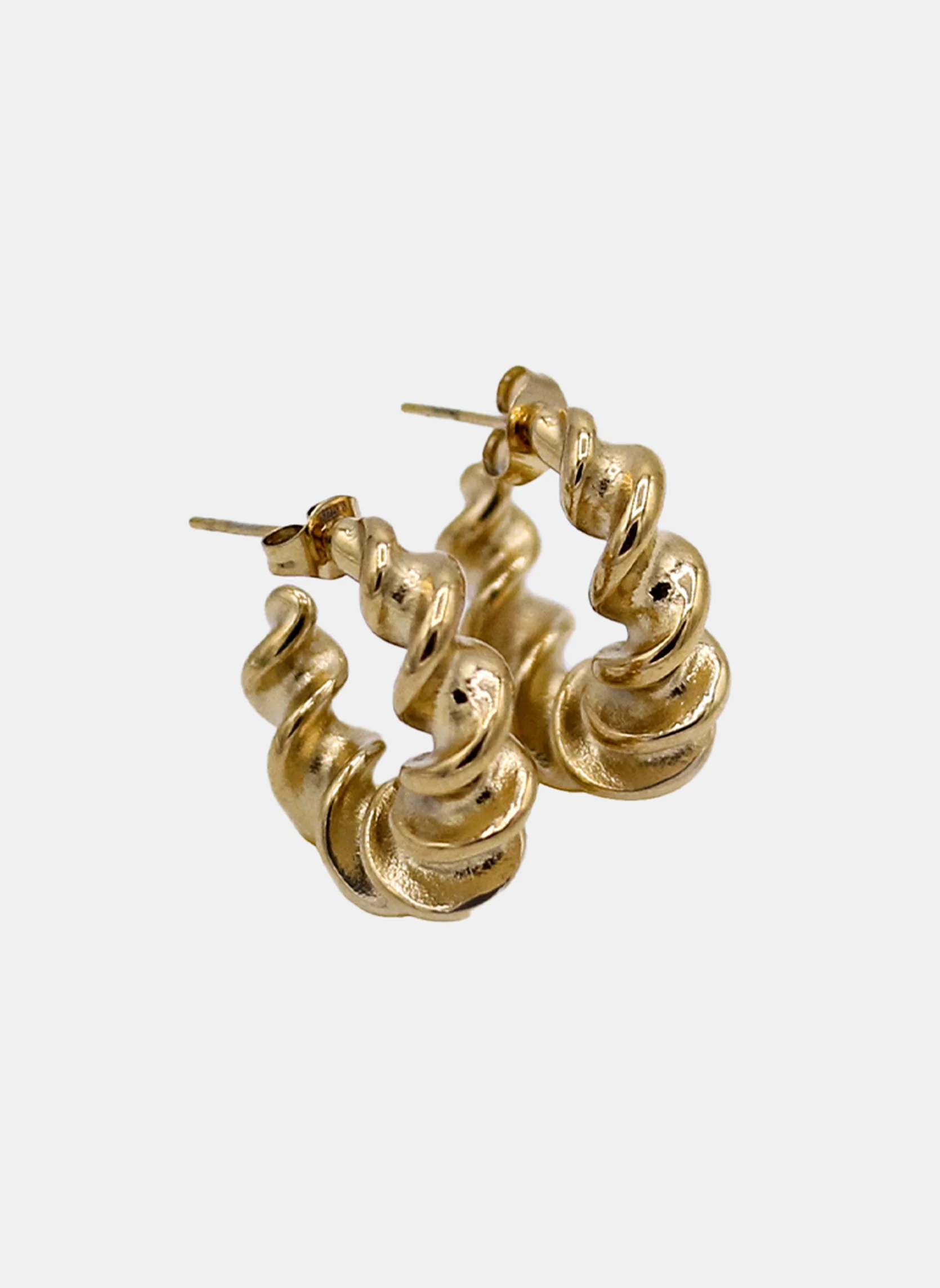 EMILIE - Boucles d'oreilles en acier inoxydable | Doré