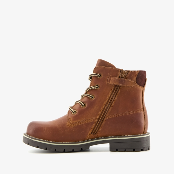 Hush Puppies leren jongens veterboots