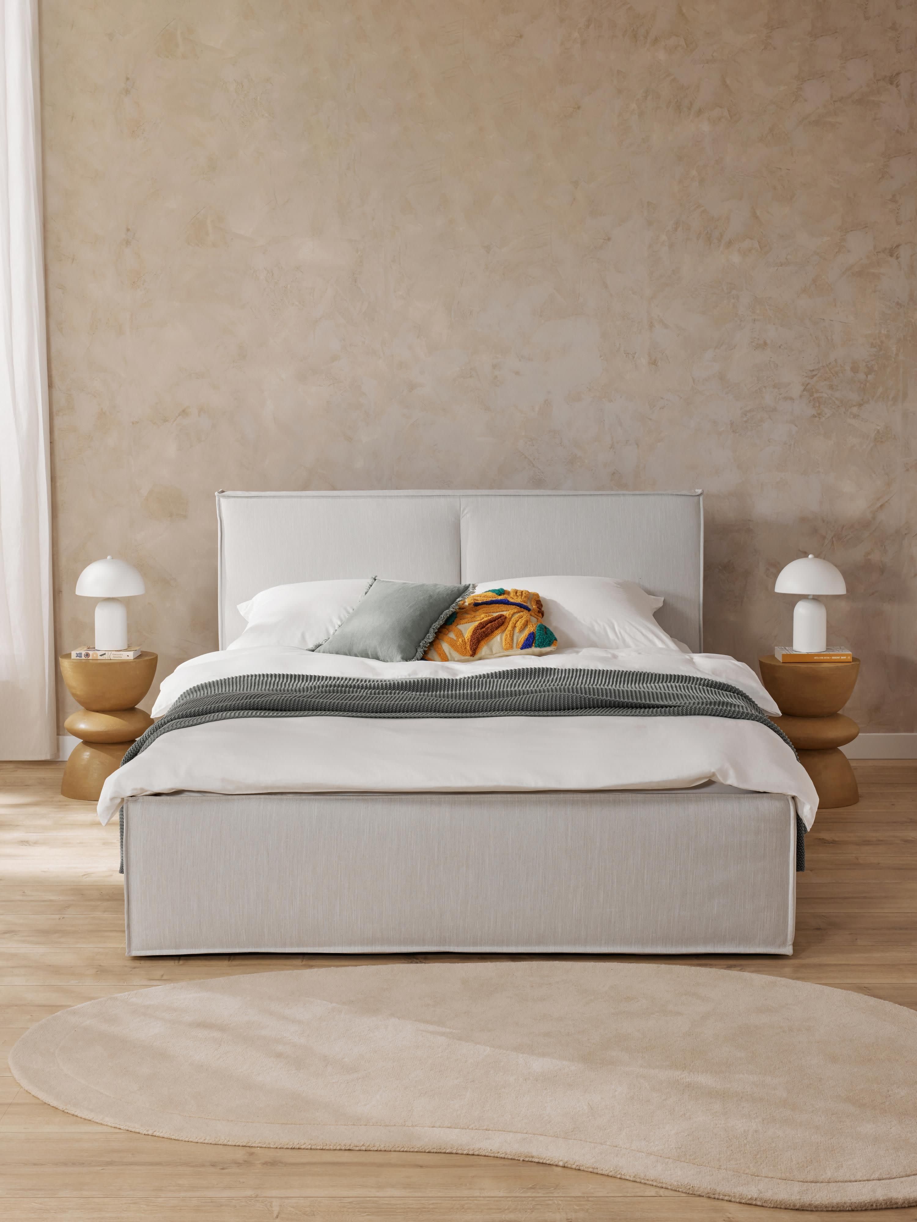 Gestoffeerd bed Dream met opbergruimte