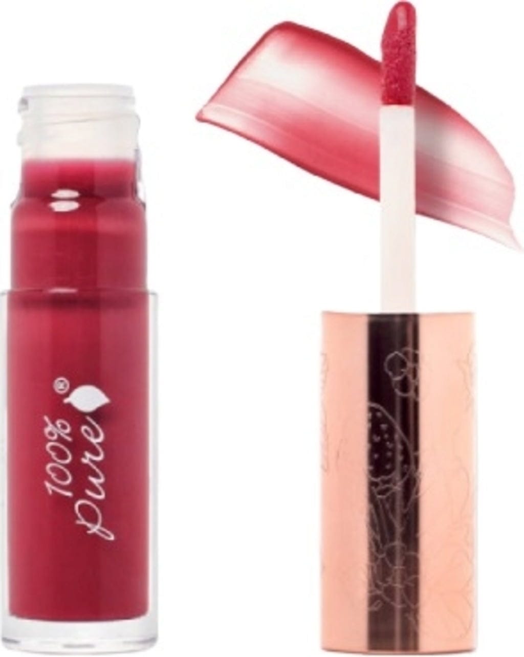 100% Pure  Fruit Pigments Lip Gloss, Pomegranate Wine (4,17 ml)