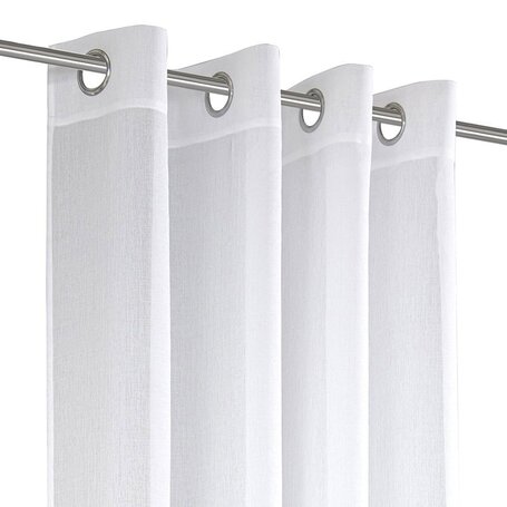 2-PACK: Vitrage Gordijnen - Haken of Ringen