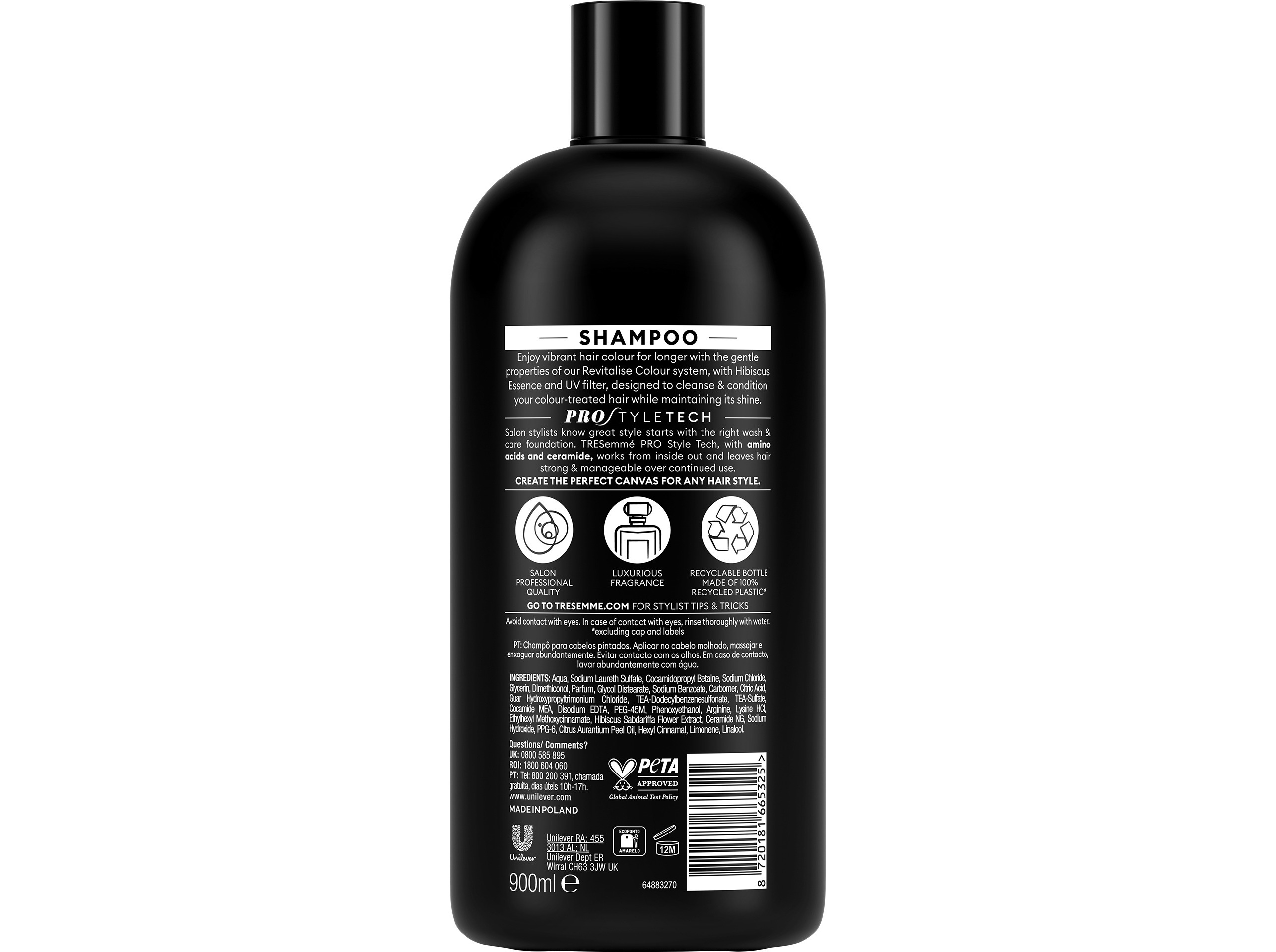 CHAMPÔ TRESEMME COLOR REVITALIZE 900ML