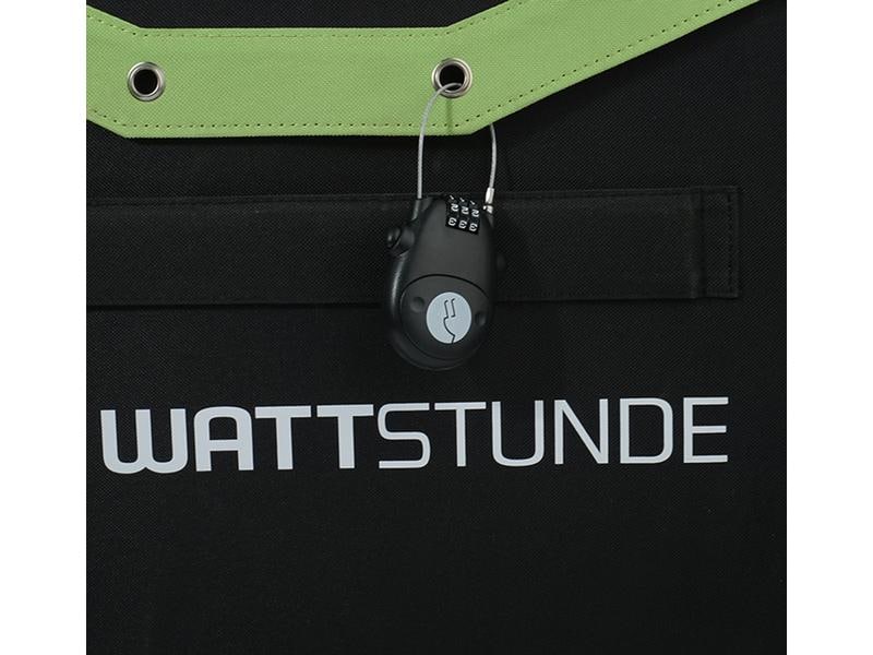 WATTSTUNDE Kabelschloss WS-KS-SF SafeLock Zahlenschloss für SunFolder