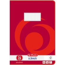 Cahier x.book, A4, réglure 22 / quadrillé