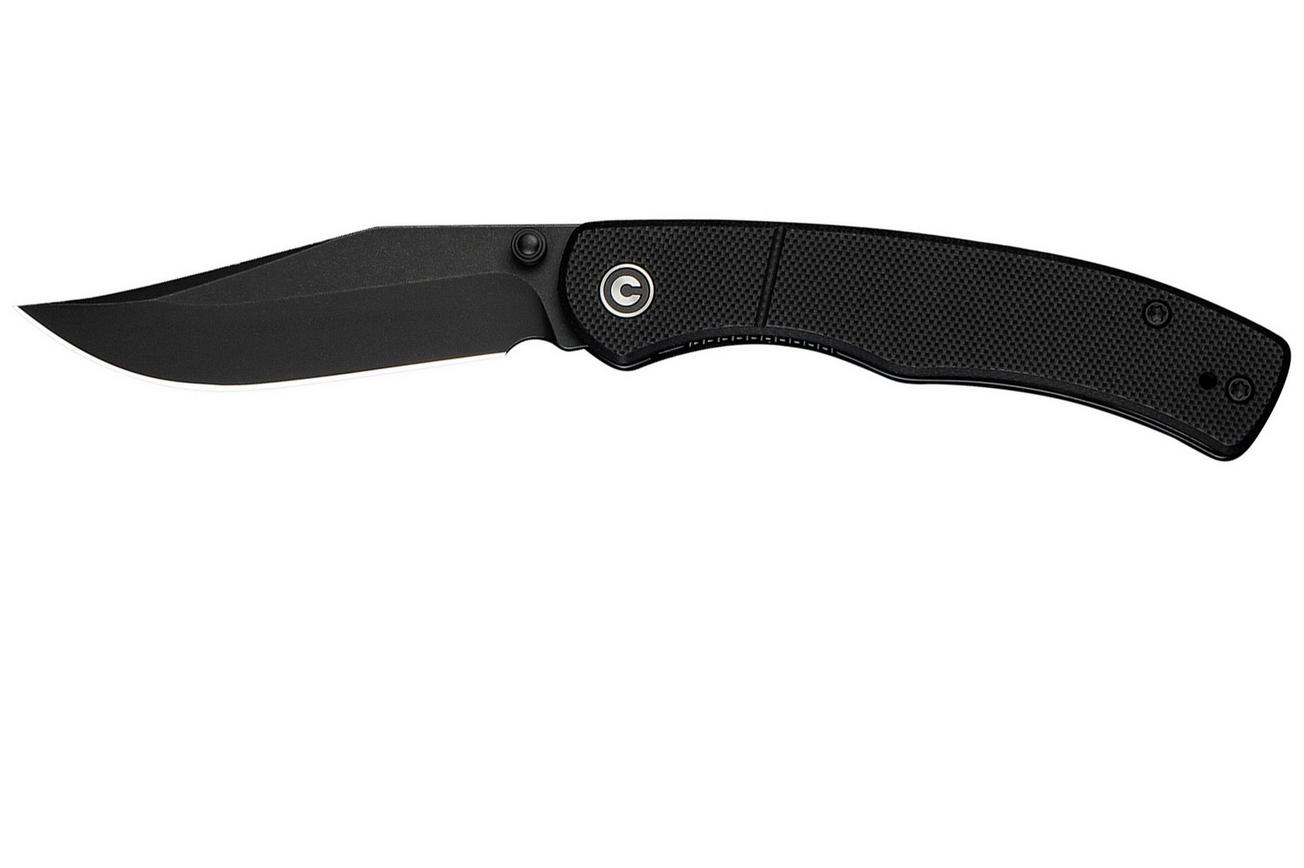 Civivi Clingman C23065-1 Black Stonewashed Nitro-V Black G10, zakmes, Taylor Martin design