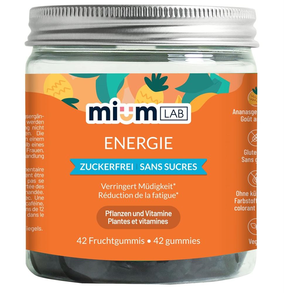MIUMLAB Gummies Energie<br>42 Stück, Dose