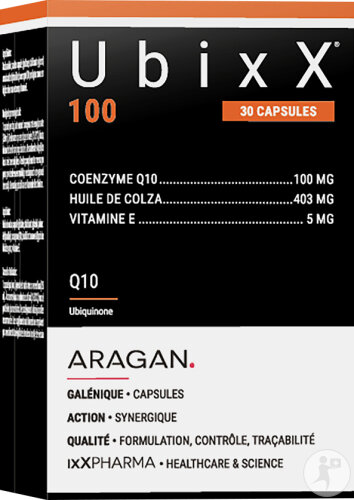 ixX Pharma UbixX 100 Coenzyme Q10 Ubiquinone 100mg 30 Capsules