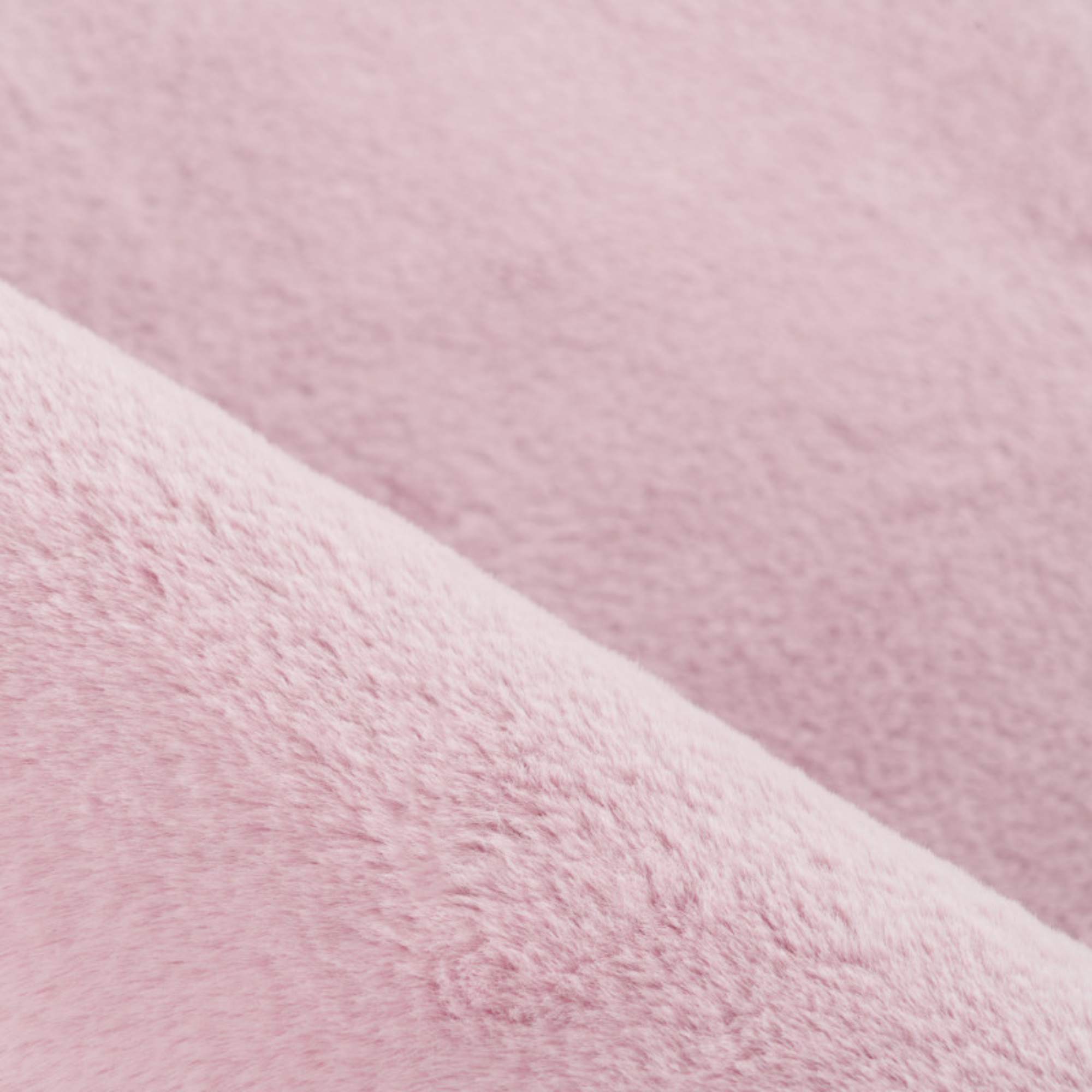 Weicher Hochflor Teppich Wohnzimmer Einfarbig, Felloptik, Flauschig, Rutschfest,
