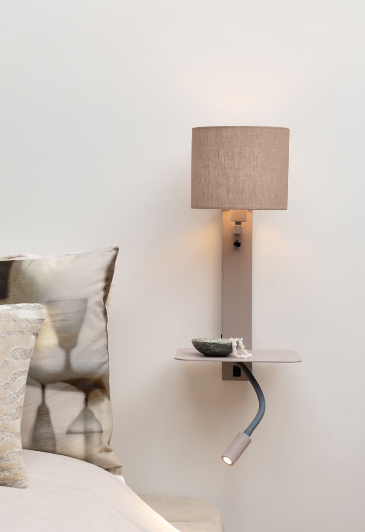 Wandlamp Florence Sand, Dark Linen van It's about RoMi