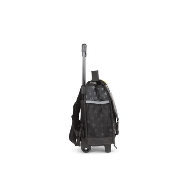 Cartable réversible à roulettes Ninja - 38 cm - 2 compartiments - gris - Pol Fox