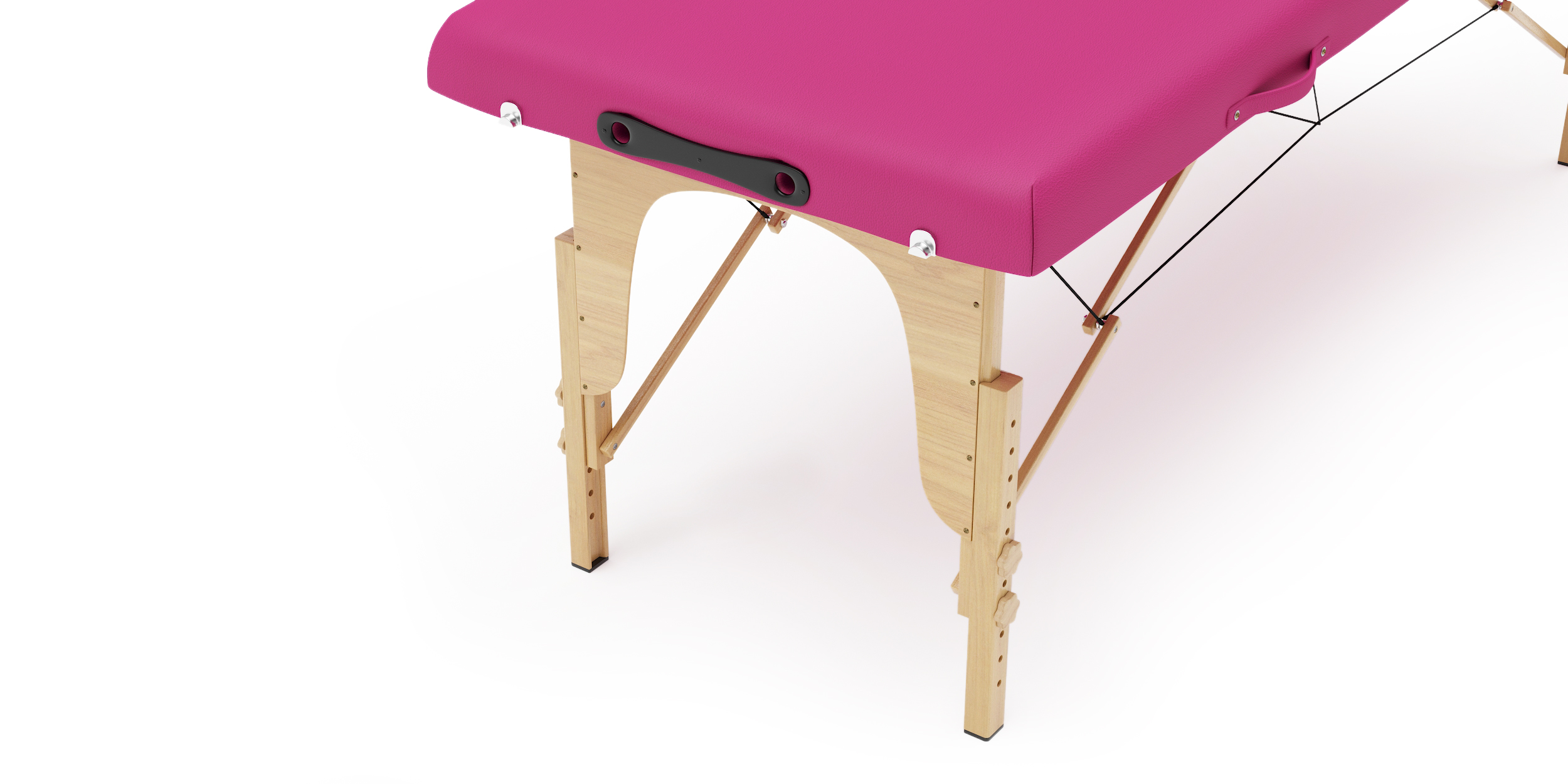 Massageliege 2-Zonen pink