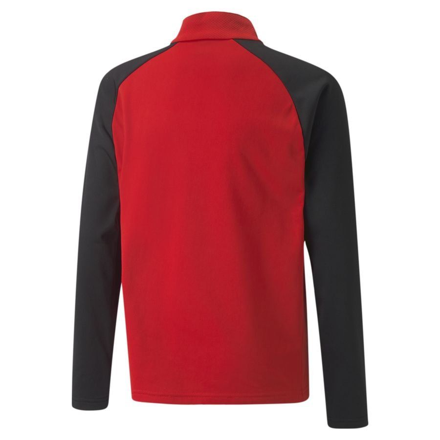 PUMA teamLIGA Fermeture Éclair 1/4 Top Junior - Rouge/Noir