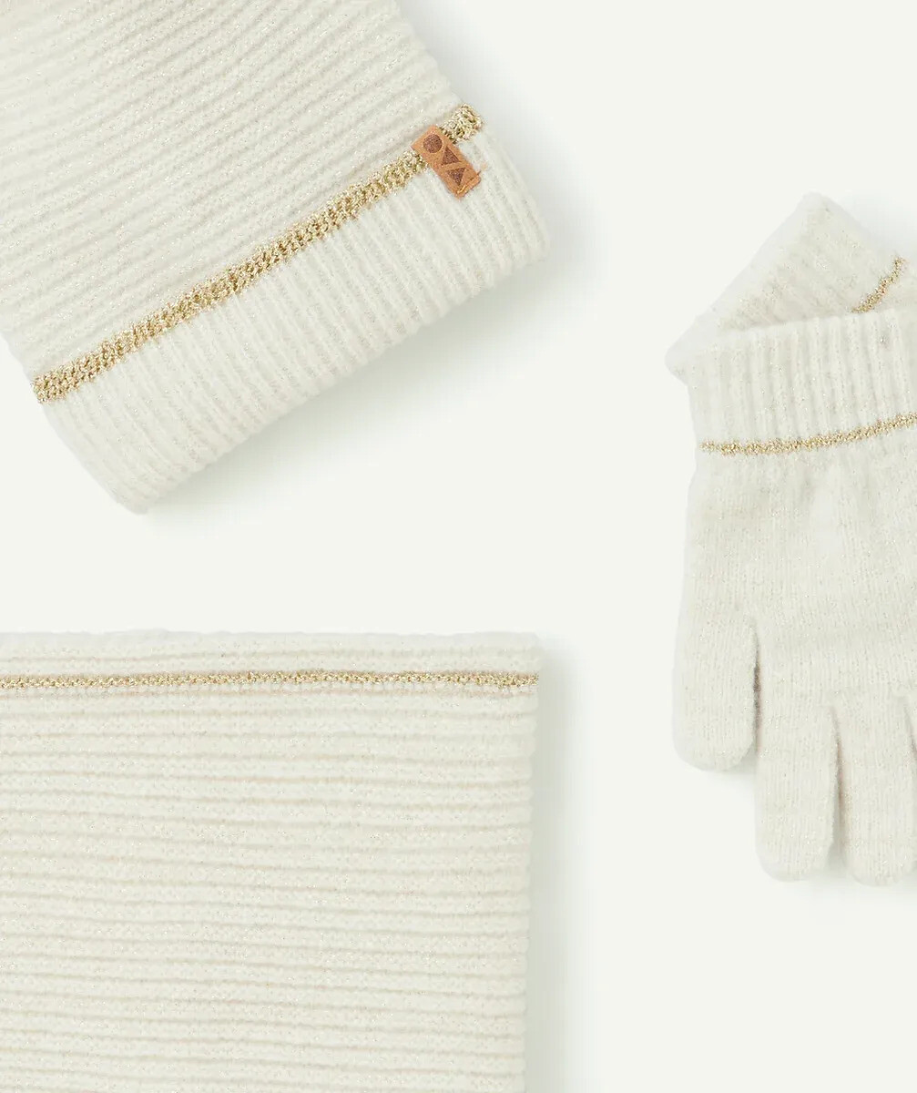 TAPE A L'OEIL<br>Conjunto de 3 peças: gorro + luvas + cachecol