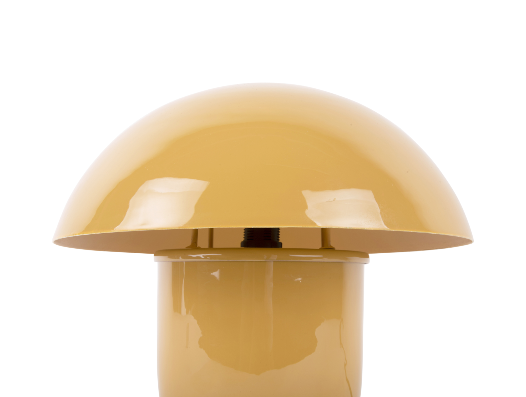 Table lamp Fat Mushroom enamel honey yellow