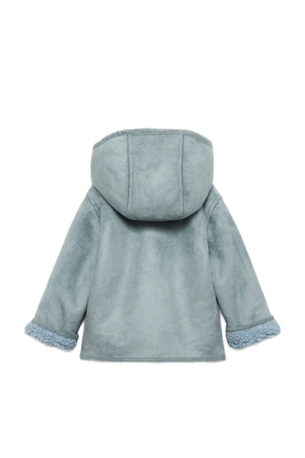 Mango Kids winterjas middenblauw