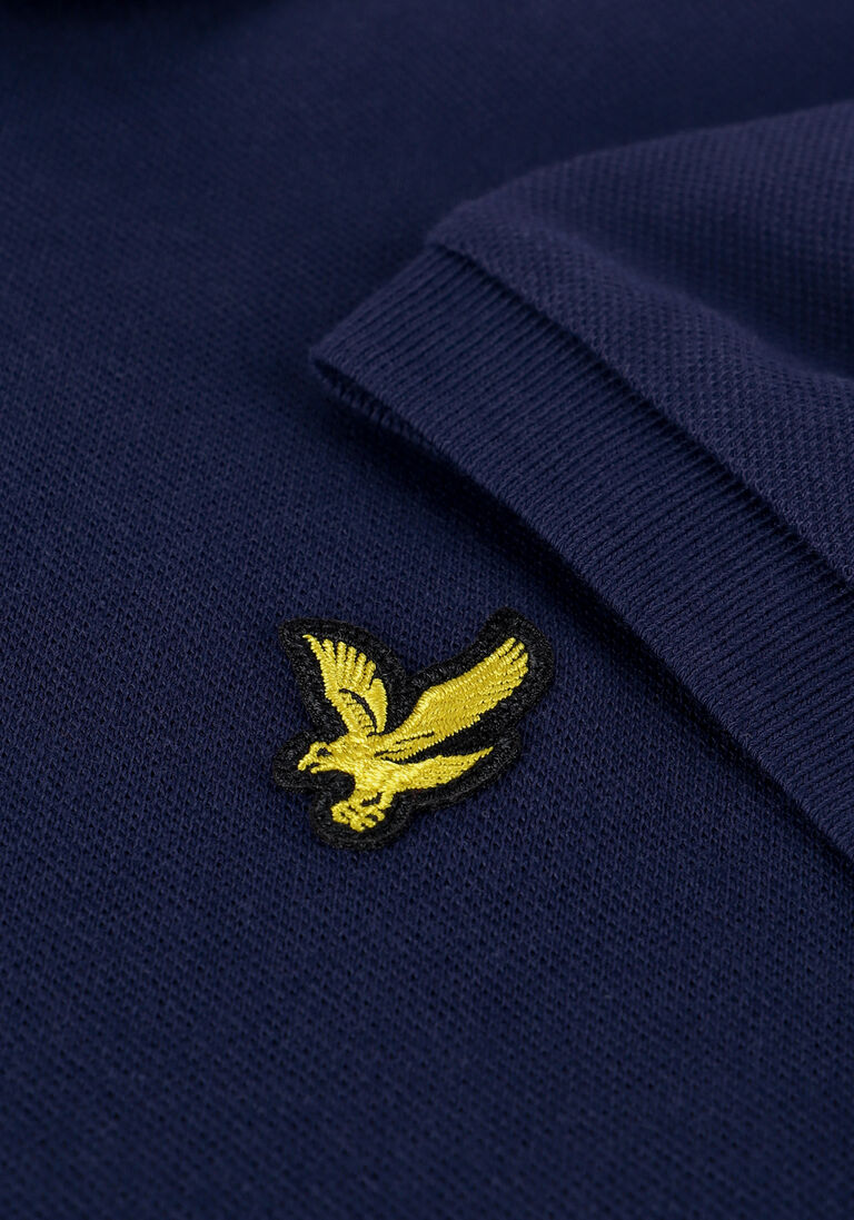 LYLE & SCOTT blauwe lyle & scott polo plain polo shirt