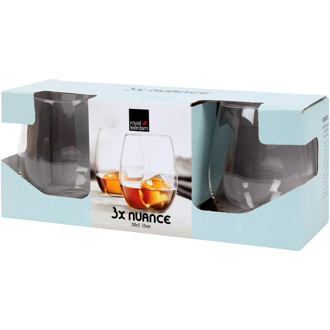 Nuance waterglazen 3 stuks | 390 ml