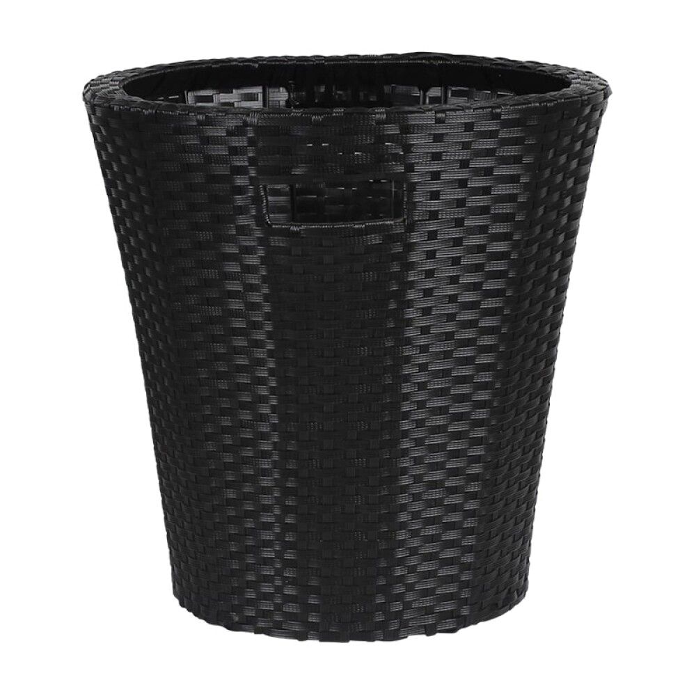 KRUKKE RATTAN SCAN-POT RUND 40CM GRÅ