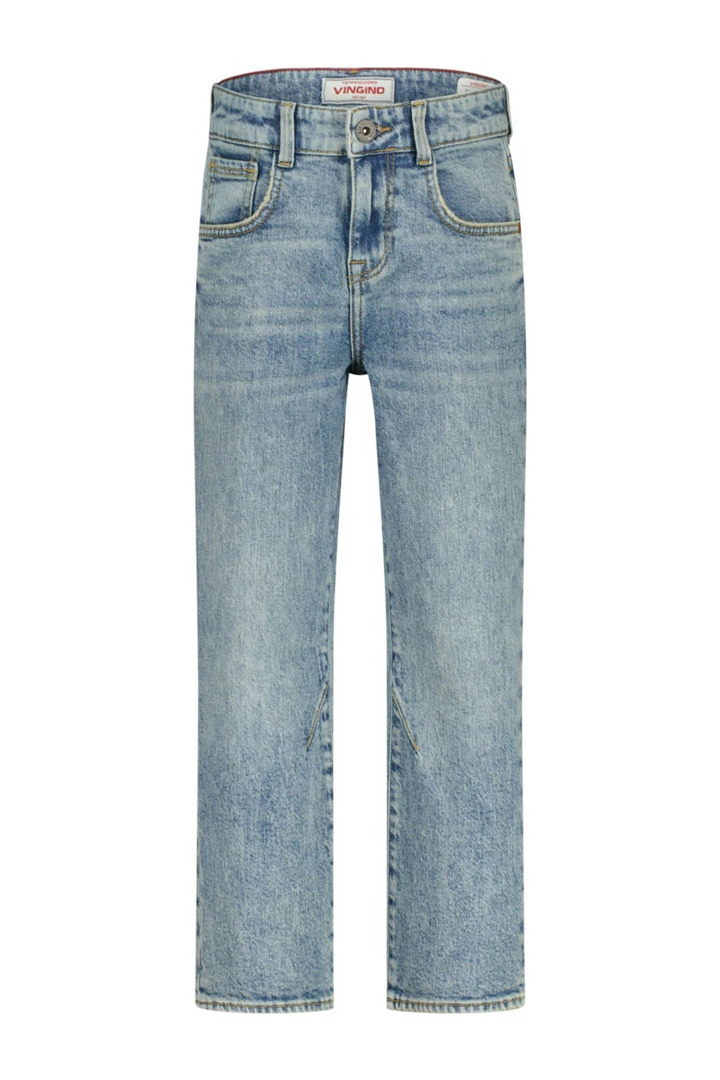 Vingino relaxed  waist regular fit jeans light blue denim