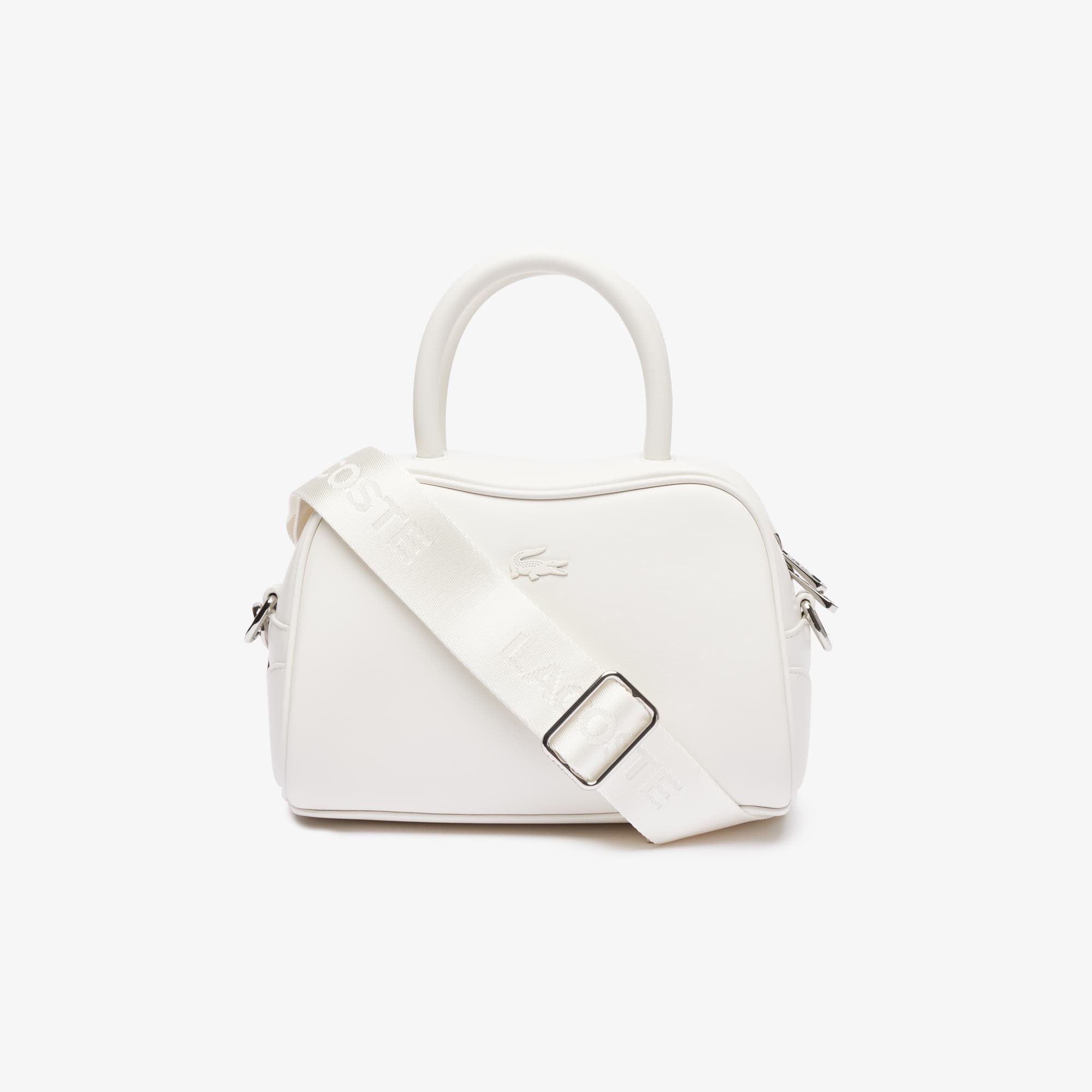 Petit sac à main Lora en cuir Sacs à main & Cabas - Blanc - Lacoste - Femme