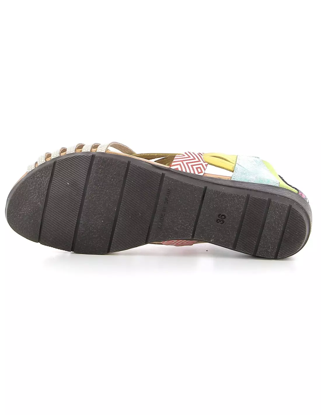 TRISOLES TRIBA 1224 COMBI JAUNE 12 - Sandales & nu-pieds Jaune