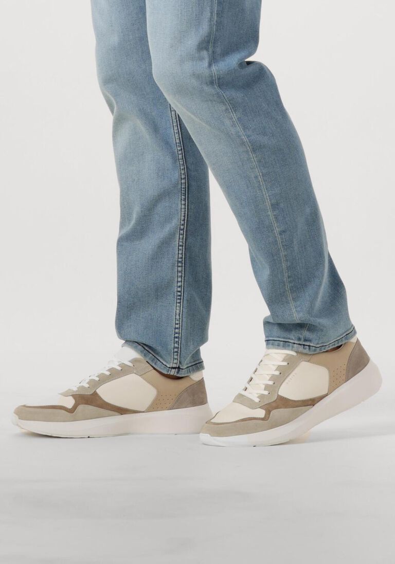 witte nubikk lage sneakers rock road wave