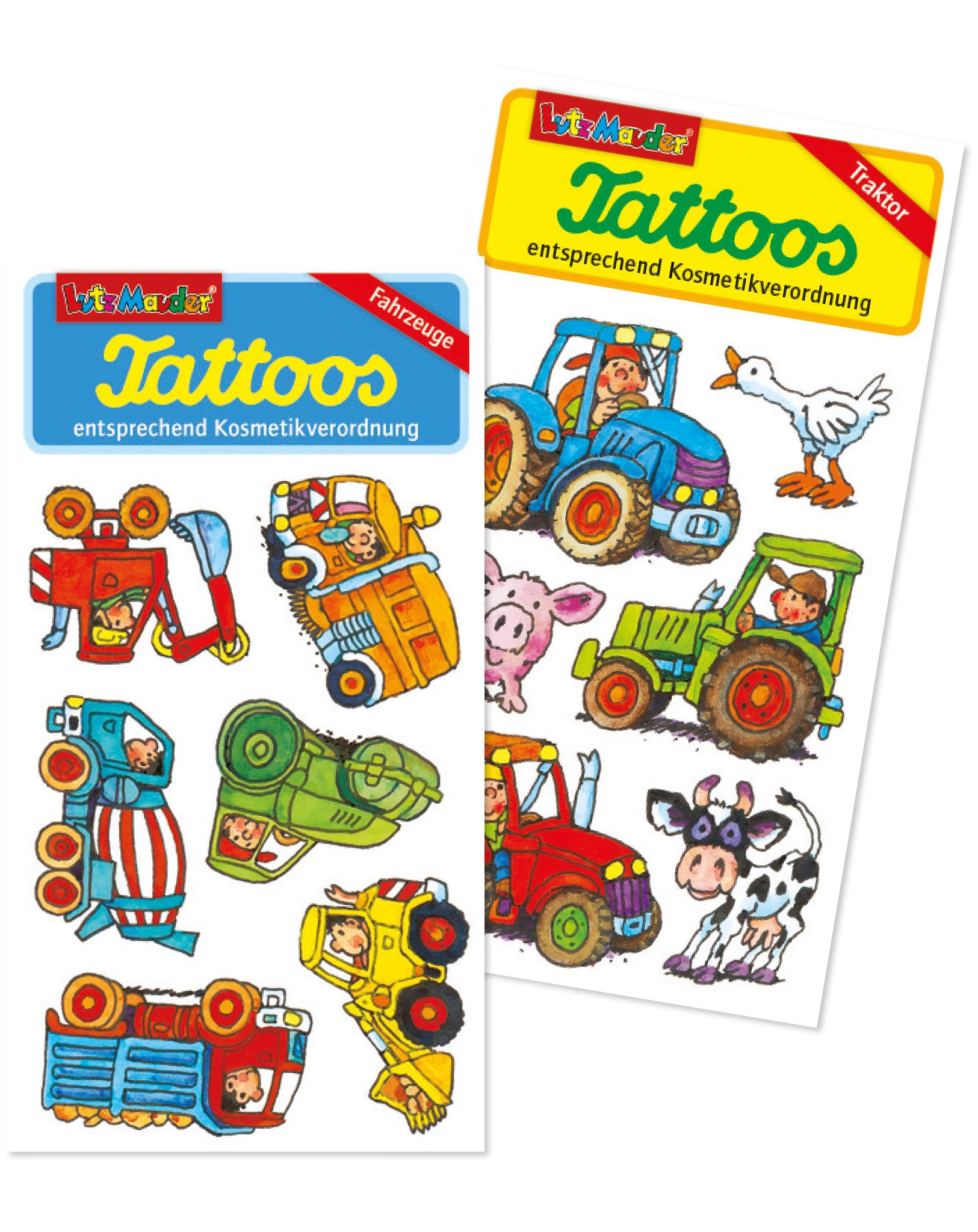 Tattooset FAHRZEUGE 2-teilig
